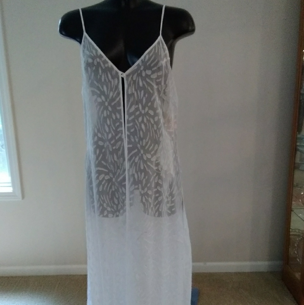Fantasy split long gown NWOT